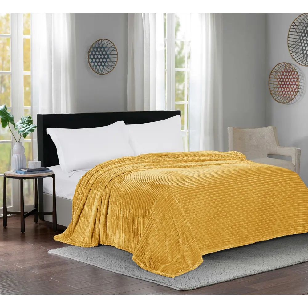 INSPIRE Плед Jane 5 — уютный велсофт для интерьера 89025386 Line STLM-1066519 - Вид №3