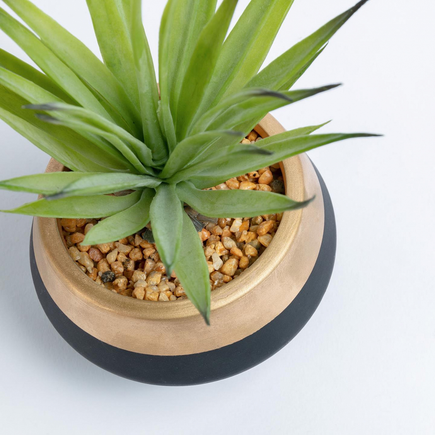 069055 Flower Искусственный суккулент в горшке зеленый La Forma Palmera