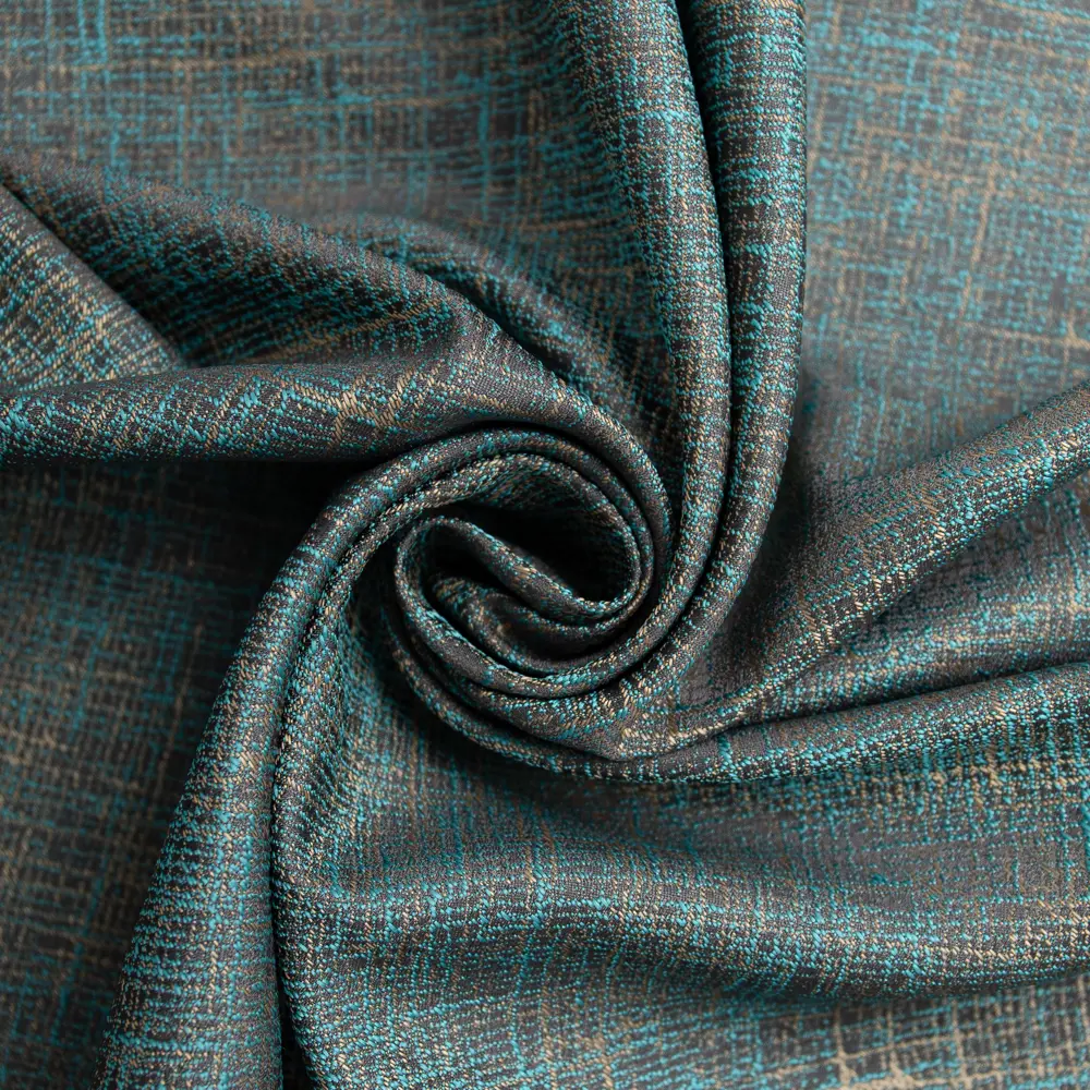 Ткань 1м/п жаккард Facture-08 295 см бирюзовая TEX REPUBLIC STLM-2021533