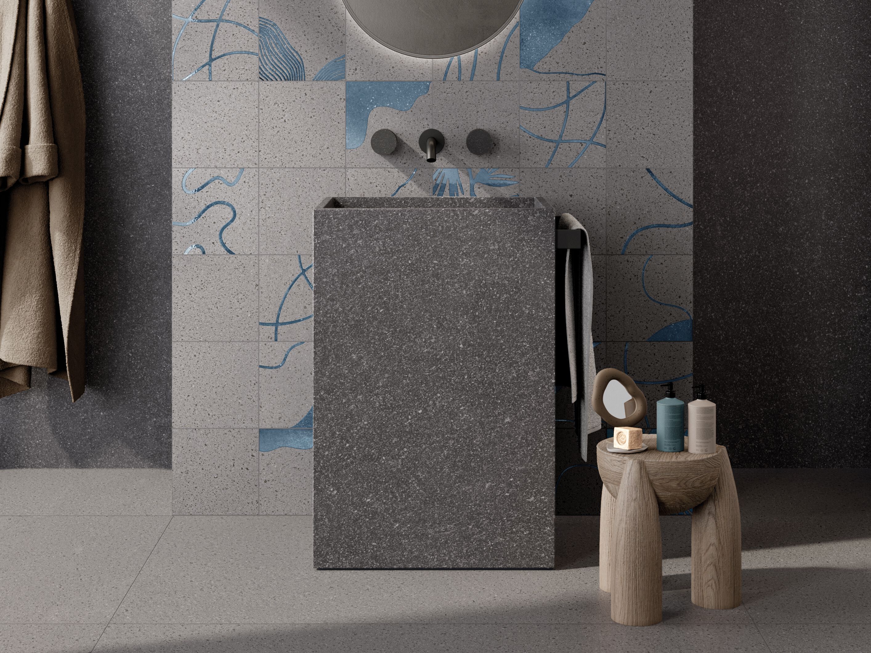 Пол / облицовка керамогранита с эффектом камня CERAMICHE KEOPE Lavica ARCH-00110357