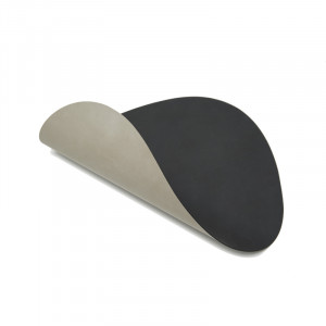 982859 DOUBLE NUPO anthracite/ light grey подстановочная салфетка фигурная 37x44 см, толщина 2мм;LIND DNA
