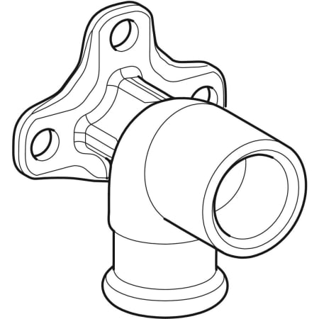 63453 Водорозетка Geberit Mapress из меди 90° Geberit  - Вид №1