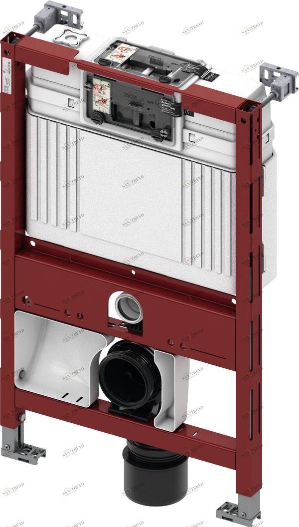 9300080 Застенный модуль TECEprofil со смывным бачком Uni, для универсального подключения к унитазу-биде, высота 820 мм (9300080)