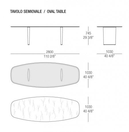 MisuraEmme Прямоугольный стеклянный стол Atelier sun-id-1486601 - Вид №12