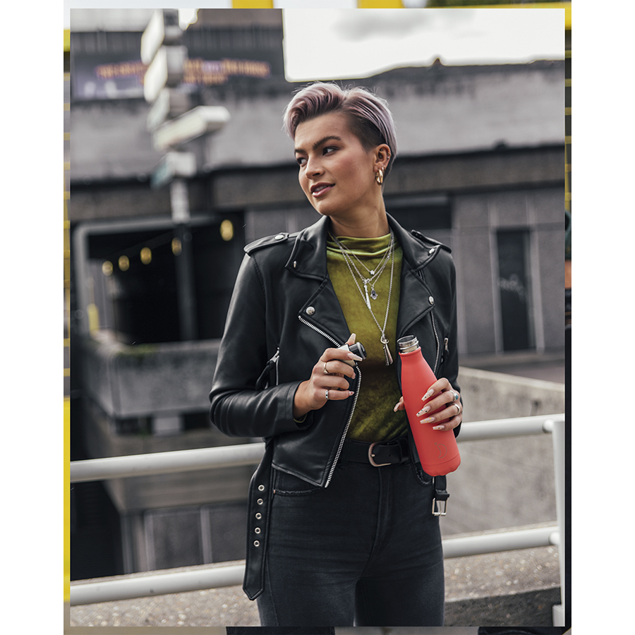 B500PACRL Термос pastel, 500 мл, красный Chilly's Bottles  - Вид №1