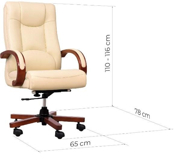 Arrediorg.it® Кожаное вращающееся кресло для офиса sun-id-1489978 - Вид №3