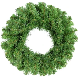 Венок новогодний №9, ø35 см, цвет светло-зелёный