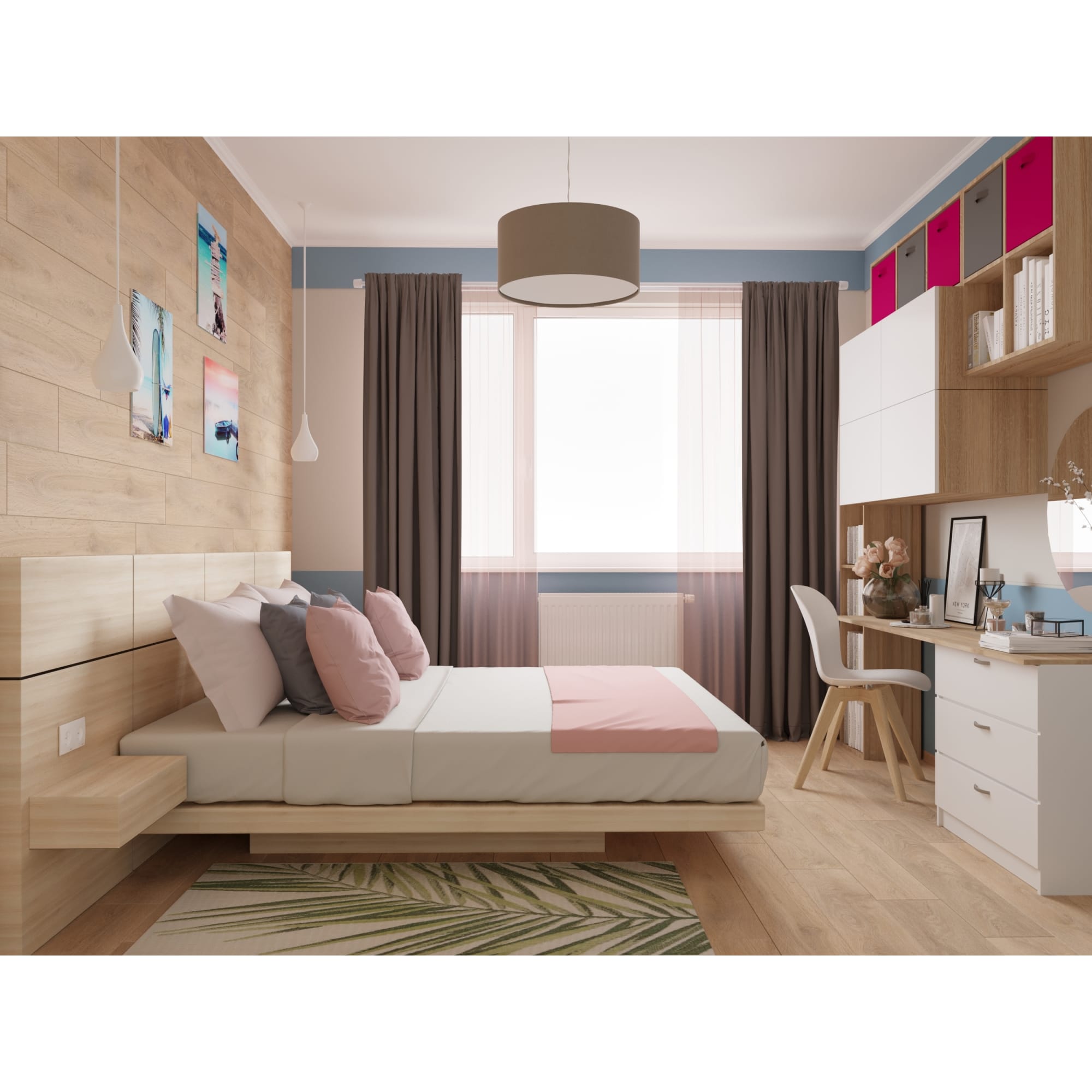 81965215 Дверь для шкафа МФ 38x59.6x1.6 см цвет белый глянец Lion Santreyd  - Вид №7