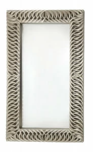 Зеркало прямоугольное настенное серебро Louen PUSHA ДИЗАЙНЕРСКИЕ 062654 Серебро