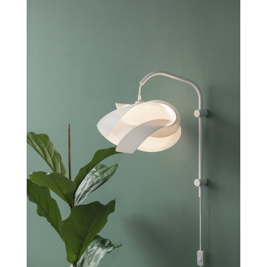 4150 Основание для бра willow mini wall hanger white h 50 cm UMAGE  - Вид №3