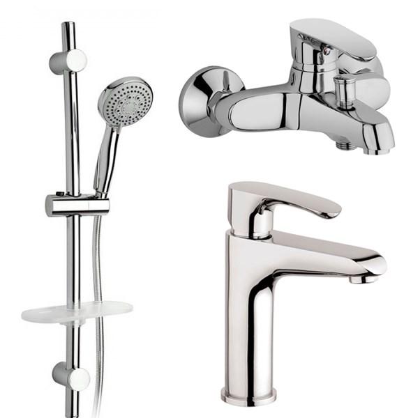 Paini Palermo PACRKIT3 - 3 в 1 комплект для раковины и ванны со стойкой 