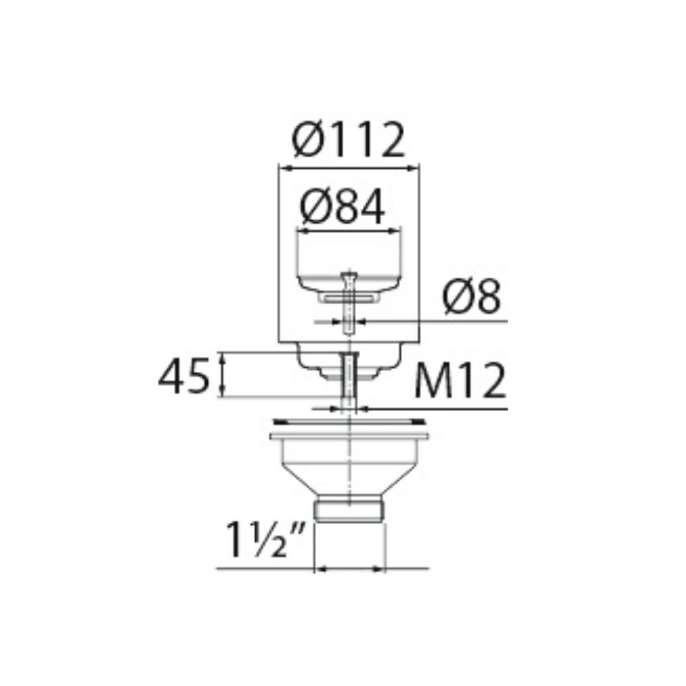 30980645 Выпуск "Элит" () большой с нерж.чашкой д.112мм (3 1/2") Raiber  - Вид №1