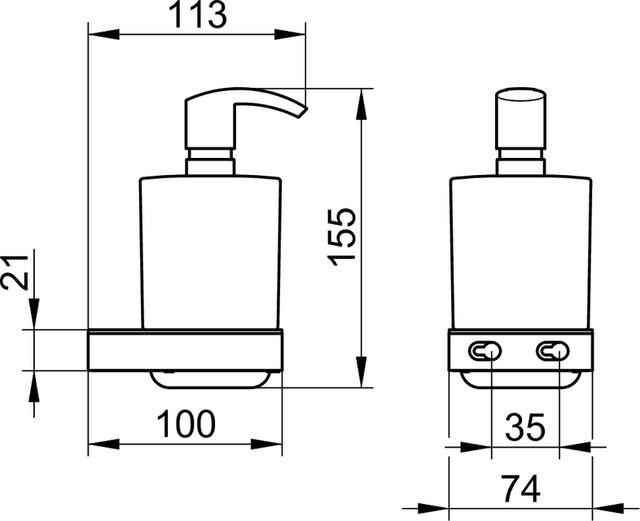14752010100 Дозатор KEUCO Smart.2 - Вид №2