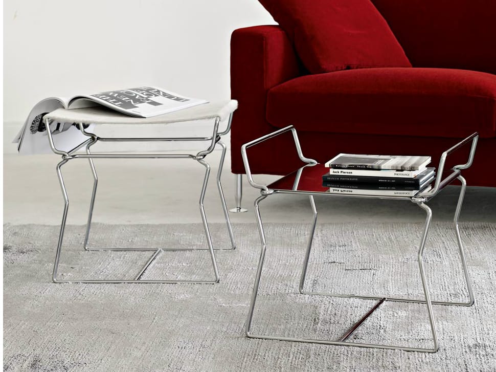 Стальной квадратный журнальный столик B&B Italia Pyllon ARCH-00145947 - Вид №1