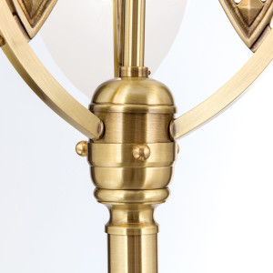 Торшер из латуни и стекла