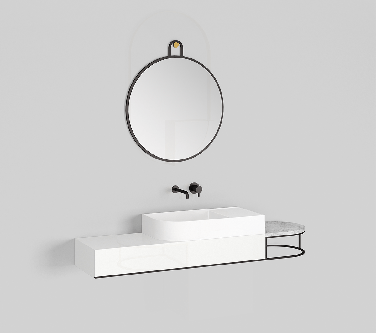 com_EXLAV70DXNOU Накладная раковина на столешницу  прямоугольная Ex.T Nouveau - Вид №4