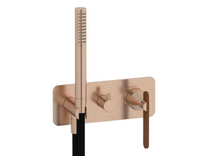 Смеситель для душа с 3 отверстиями и ручным душем