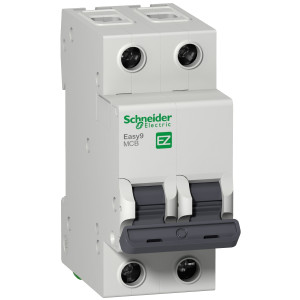 EZ9F34216 Автоматический выключатель 2P 16А (C) 4.5кА Schneider Electric Easy9
