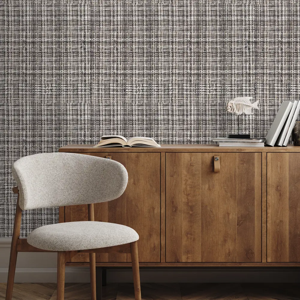 Обои флизелиновые Euro Decor Coco черные 1.06 м ED7215-22 88224158 STLM-2049929 - Вид №2