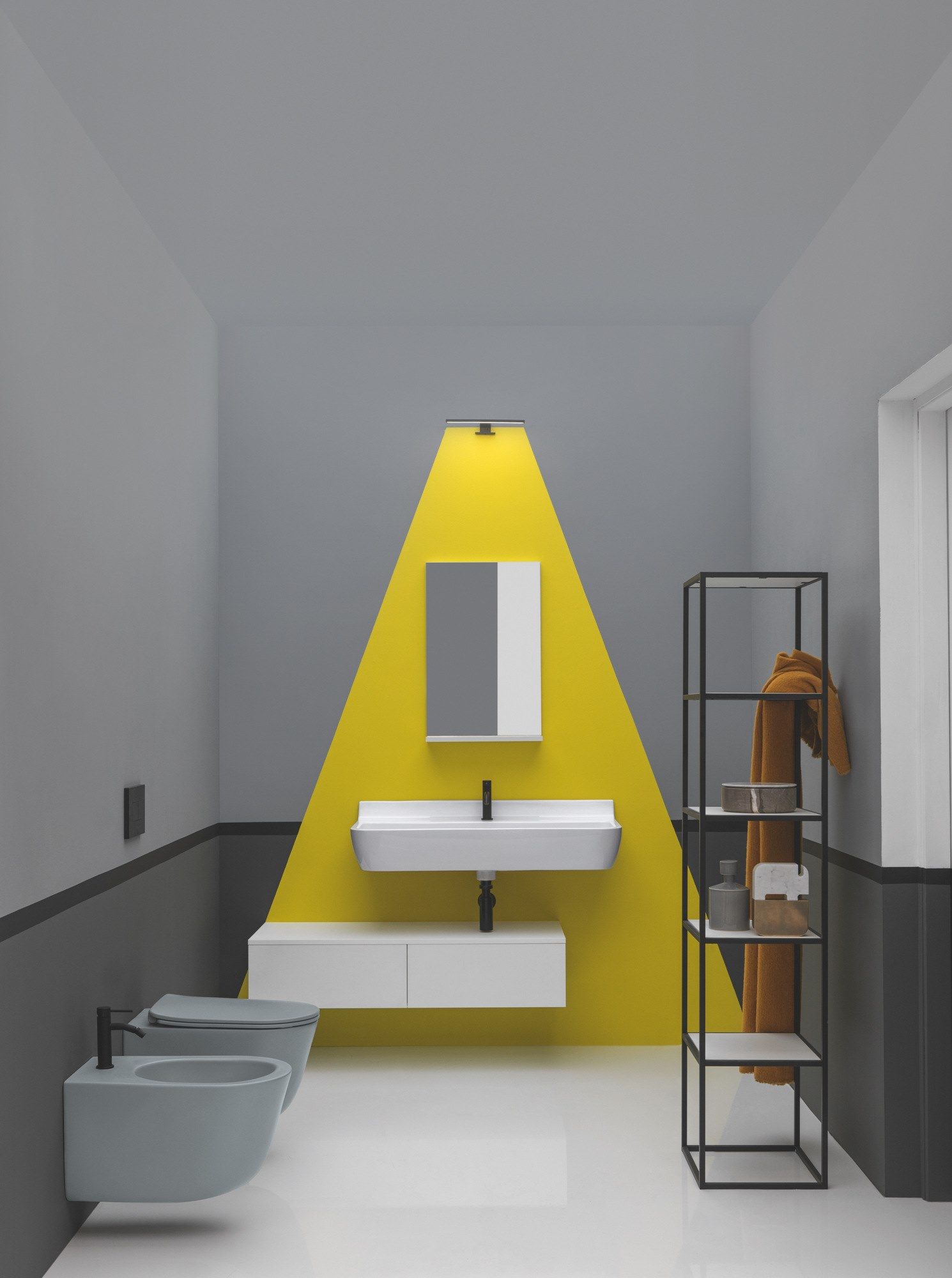 Керамическая прямоугольная раковина Axa корни ARCH-00141584 - Вид №6