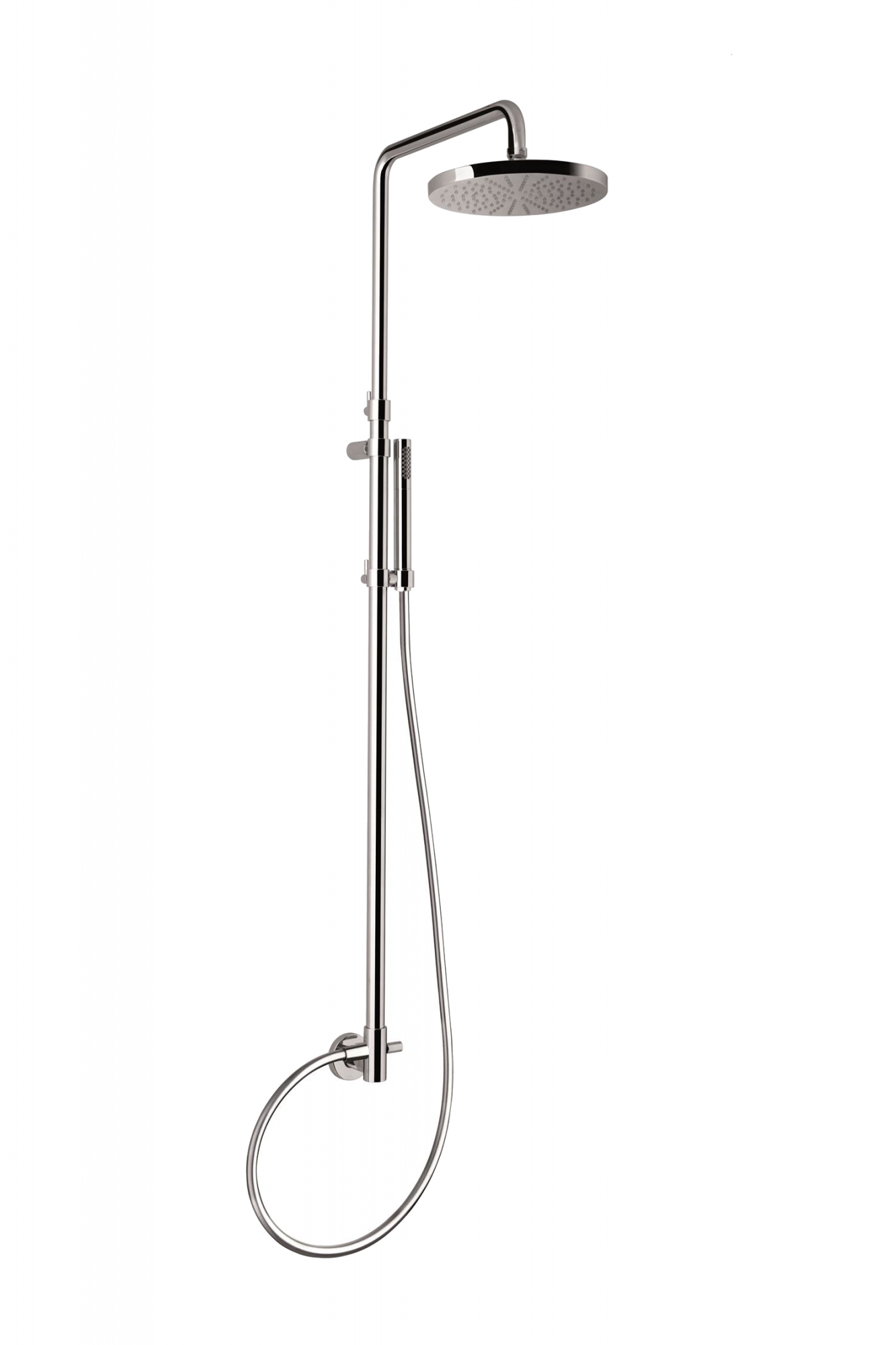 30671/ID-CR CARIMALI Телескопический мост скрытого монтажа, душевая лейка MySlim 