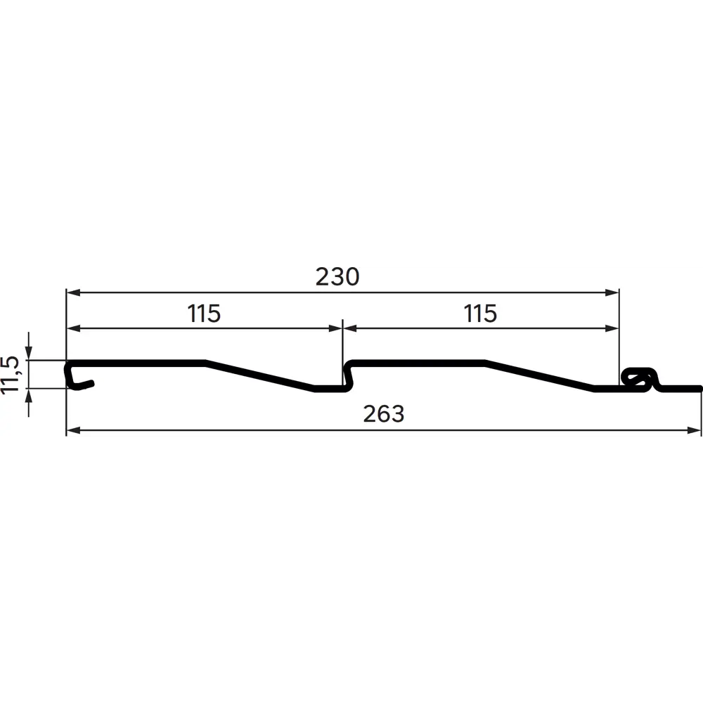 Сайдинг ПВХ MONLID корабельный брус 3 м серый 0.75 м² STLM-2131972 - Вид №2