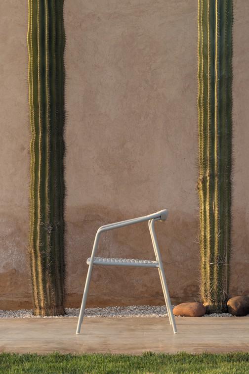 Стул лава веревка 4,5мм антрацит Manutti Duo MNST38 - Вид №6