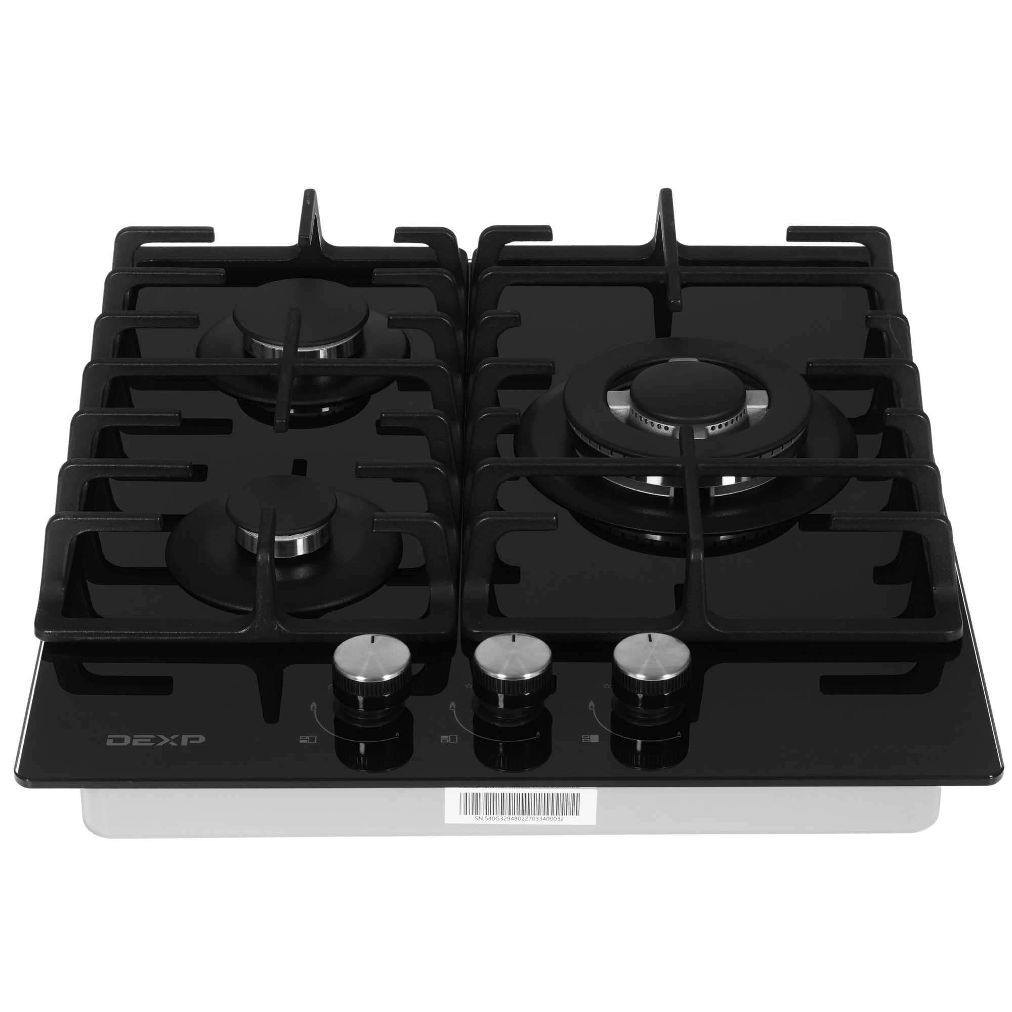 4839280 Газовая варочная поверхность DEXP M3GIB STDN-0081464 - Вид №1