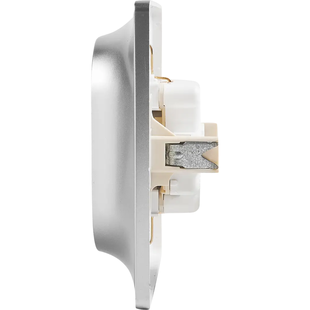 Schneider Electric Glossa — двойная розетка с заземлением в алюминиевом исполнении 86710200 STLM-0070813 - Вид №2