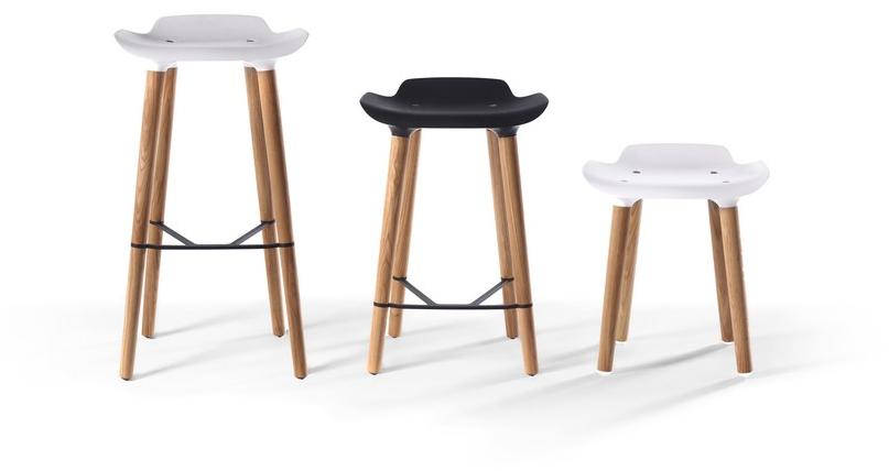 Quinze & Milan Низкий деревянный табурет Pilot sun-id-1379040 - Вид №9