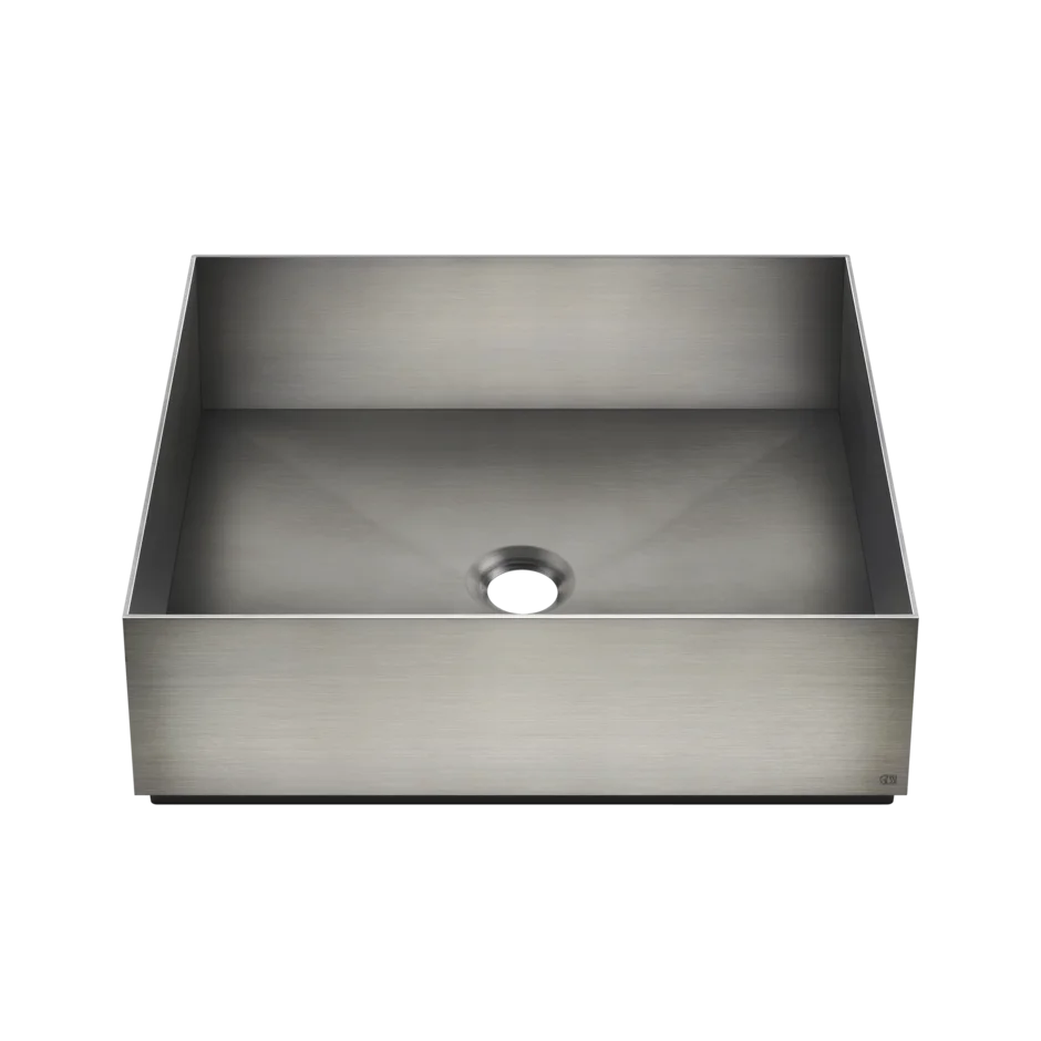 Умывальник 54605 239 Gessi Inverso ПОЧИЩЕННАЯ ЩЕТКОЙ СТАЛЬ 54605239