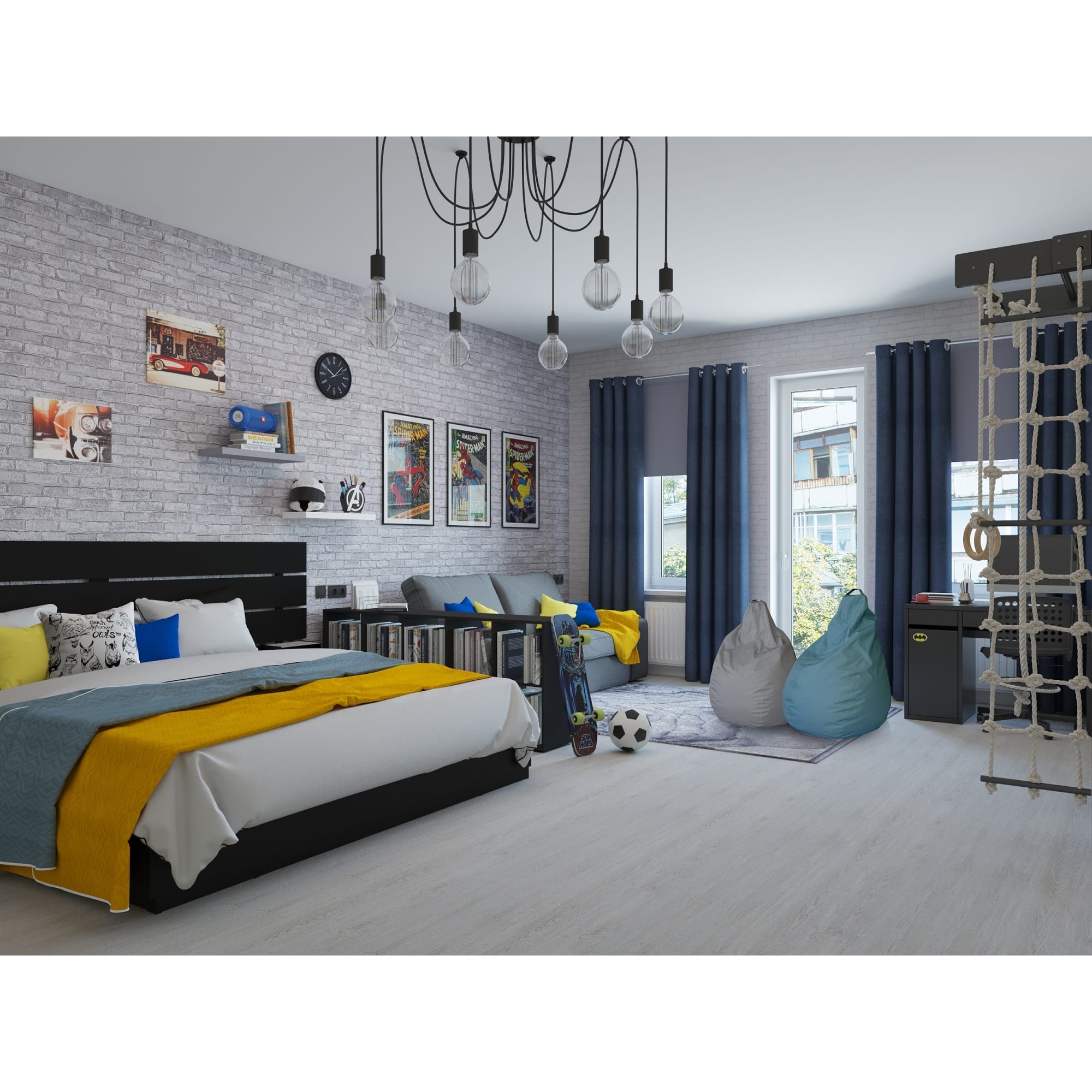 15247903 Картина на стекле 40х50 см «Corvette car» Santreyd  - Вид №3