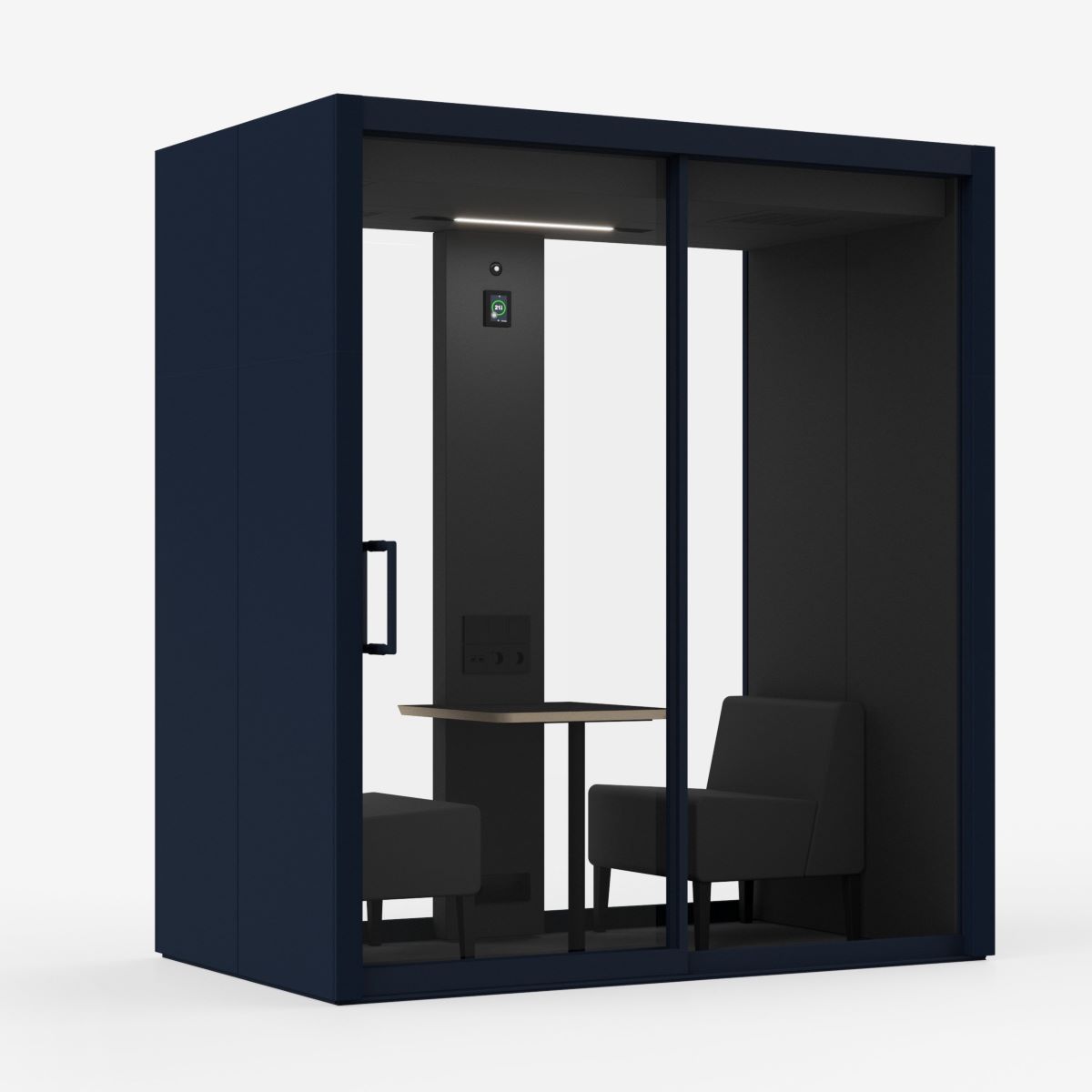 Многосторонняя акустическая офисная кабина со встроенным освещением Vetrospace ARCH-00115046 - Вид №2