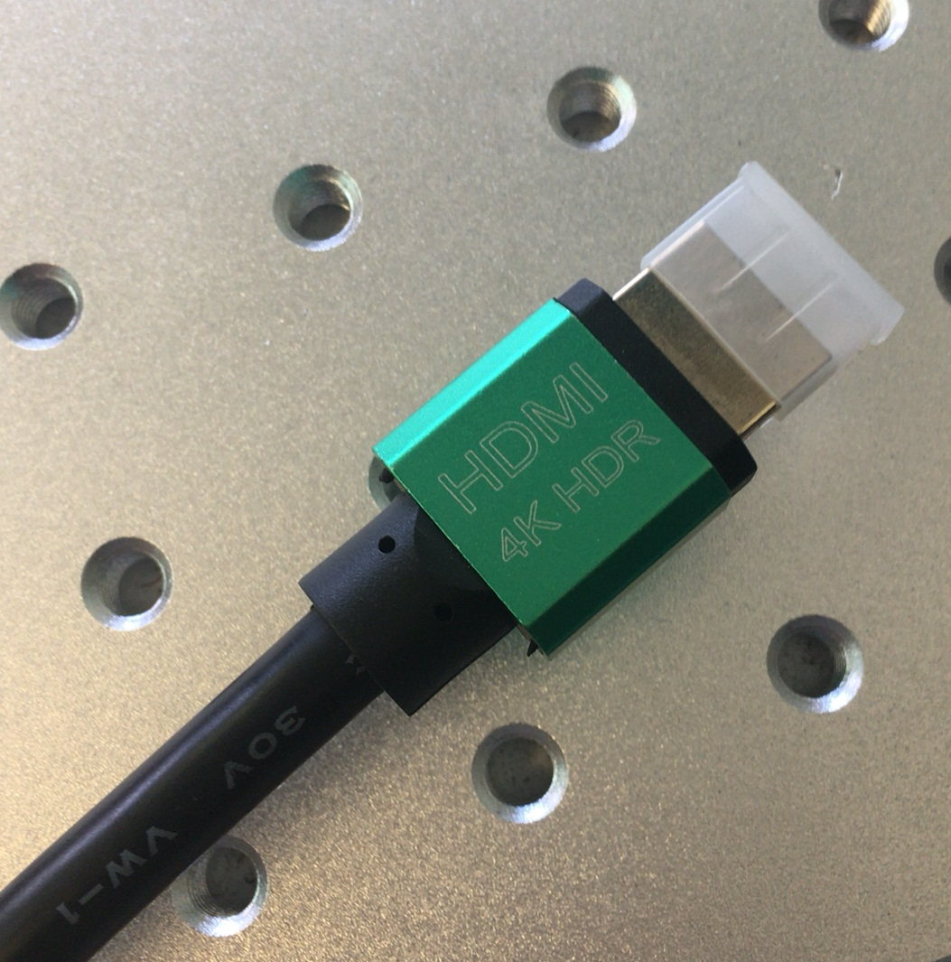 GCR-50962 кабель 2.5m hdmi версия 2.0, hdr 4:2:2, ultra hd, 4k 60 fps 60hz/5k*30hz, 3d, audio, 18.0 гбит/с, 28/28 awg, od7.3mm, тройной экран, черный, al корпус зеленый Greenconnect Santreyd  - Вид №1