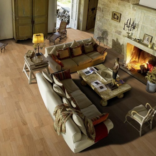 Паркетная доска Kahrs Дуб Бриз Линнея Матовая Гладкая 2600200567 - Вид №2