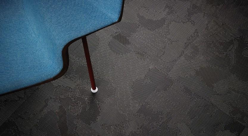 LIUNI Ковер из виниловой ткани с матовым эффектом Bolon tatami sun-id-1378587 - Вид №4