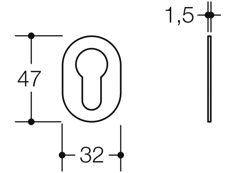 306XAM розетка для ключей HEWI System 111 | Polyamid  - Вид №3
