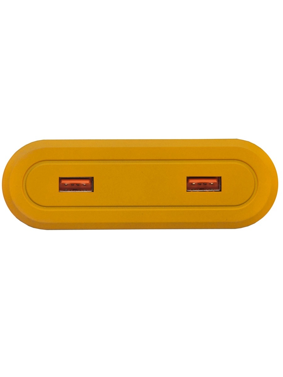 Блок электрических розеток Stripe Smooth 12077 Yellow NAVAKO 