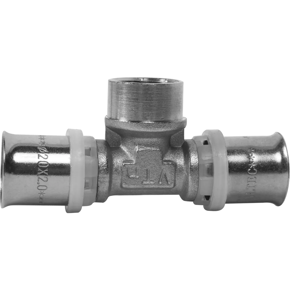 Тройник Valtec для трубных соединений 20x1/2"x20 мм 15474532 STLM-0005950 - Вид №1