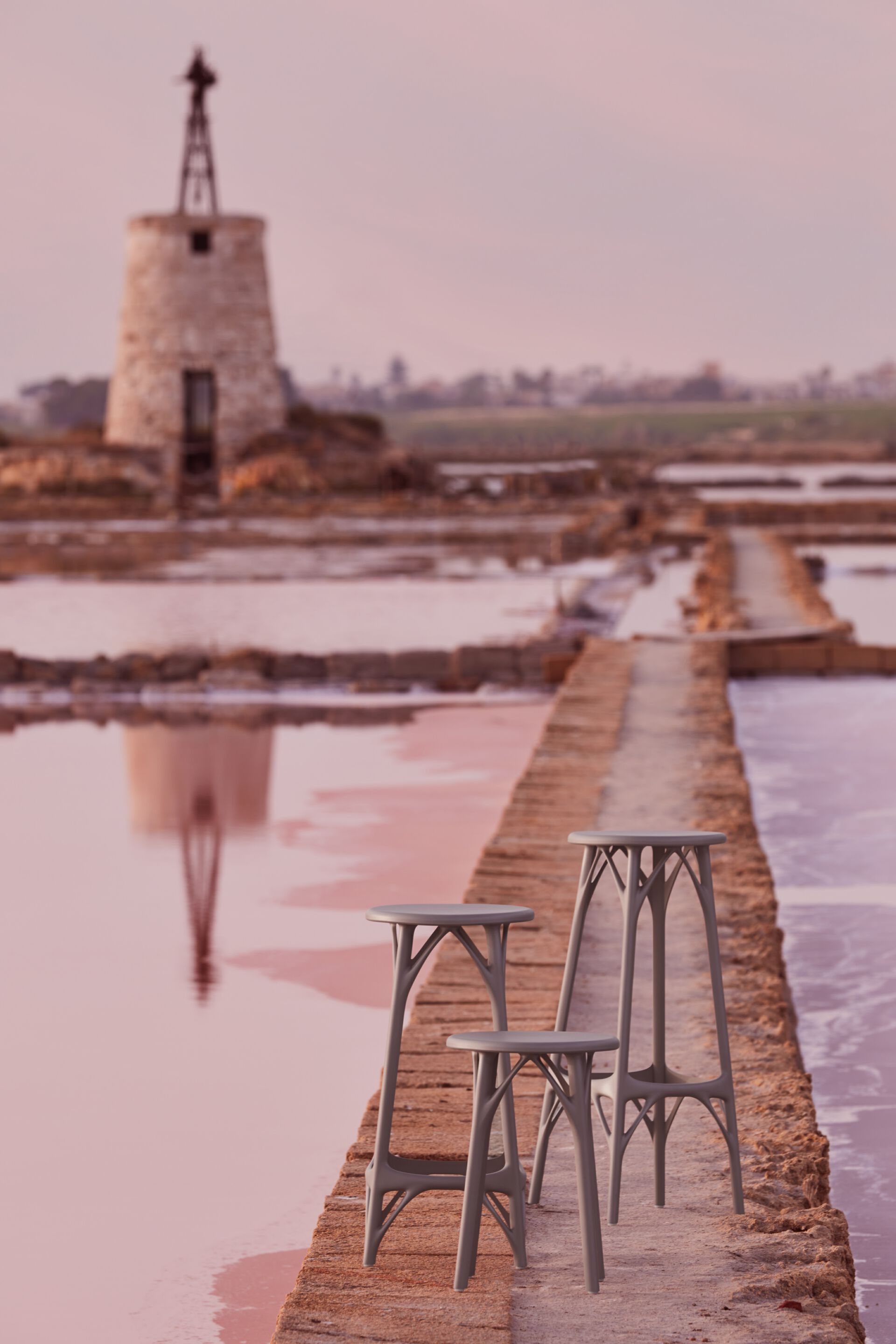 Сад рециркулированный инженерный пластик низкий стул Kartell A. I ARCH-00116626 - Вид №3