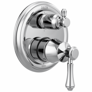 T24997 Трим клапана Traditional 2-Handle Monitor® серии 14 со встроенным переключателем на 6 положений Delta Faucet Delta Хром