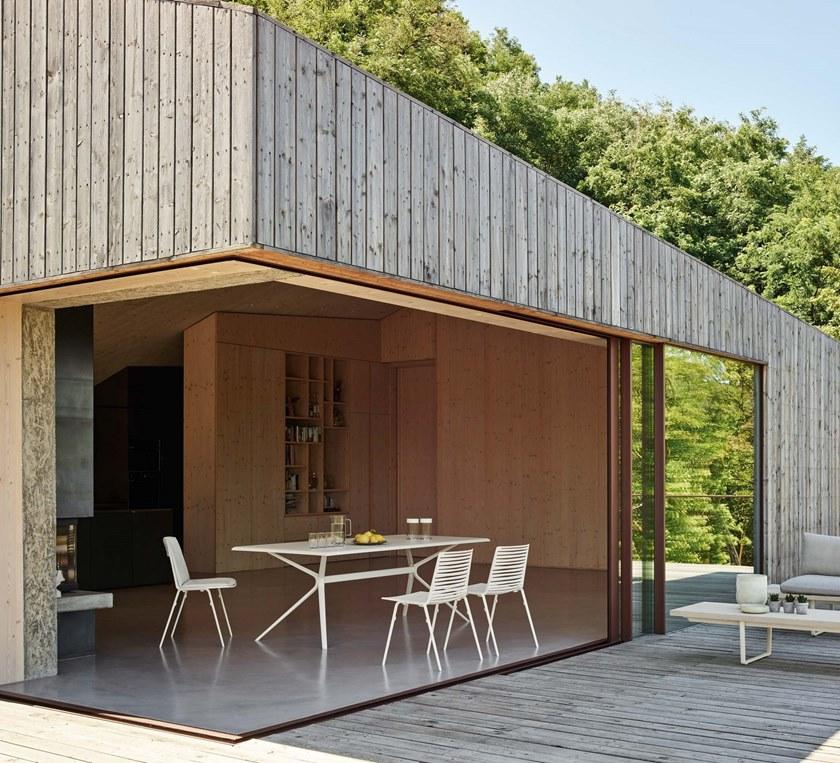 FAST Круглый садовый стол из алюминия Moai 92t14a - Вид №1