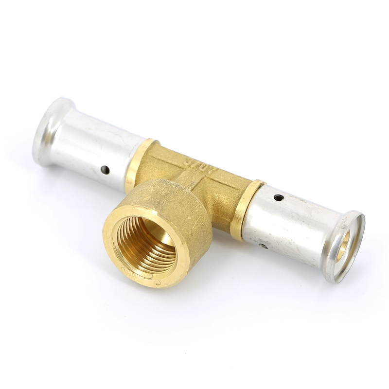 Тройник ВР пресс HENCO 16x1/2"x16 13P160416 - Вид №3