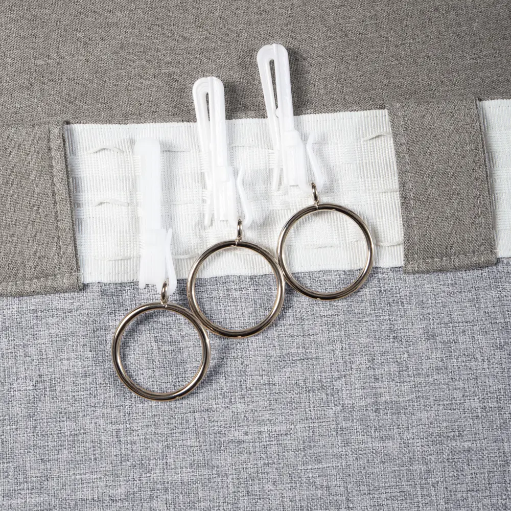 Штора на ленте Ника 200x270 см цвет серо-коричневый СТОЛИЦА ТЕКСТИЛЯ STLM-2029065 - Вид №4