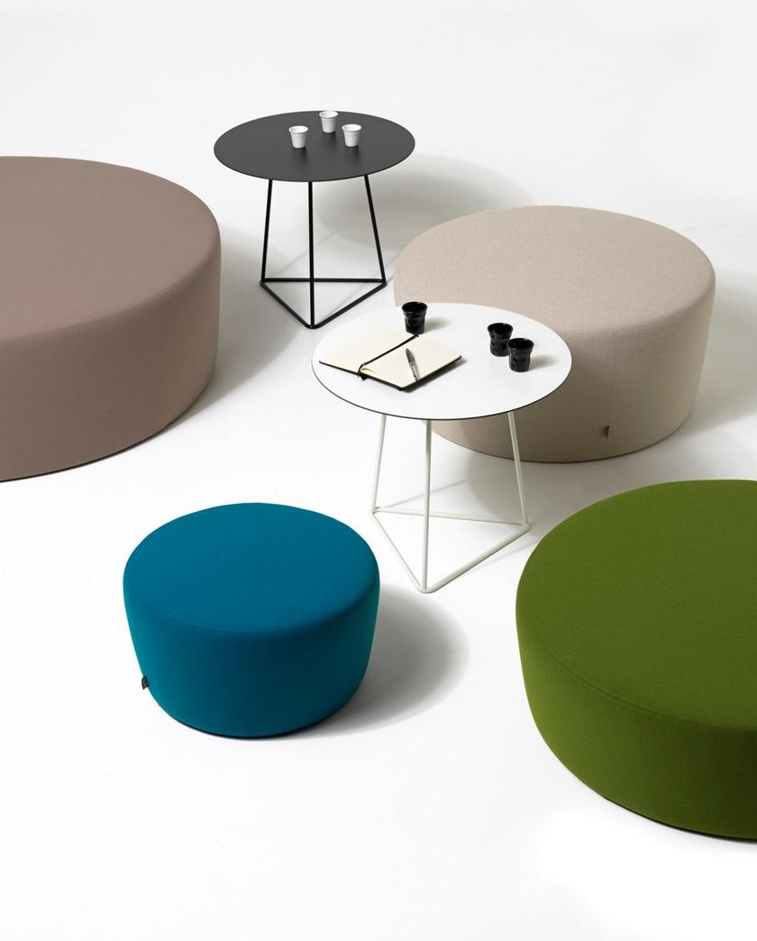 Diemme Круглый пуф из ткани Circuit sun-id-1355259 - Вид №2