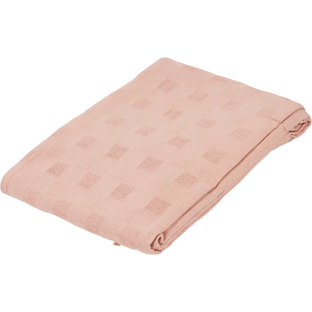Покрывало 160x220 см хлопок цвет розовый 82259346 STLM-2006622 Atmosphera 