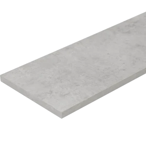 Деталь мебельная ЛДСП 600x150x16 мм кромка со всех сторон цвет бетон светло-серый