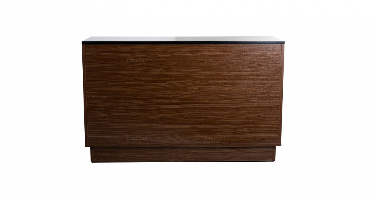 Комод деревянный с 3 ящиками орех Anytime 120 UNICO ДИЗАЙНЕРСКИЕ, КОМОДЫ ANYTIME 249551 Коричневый;орех  - Вид №3