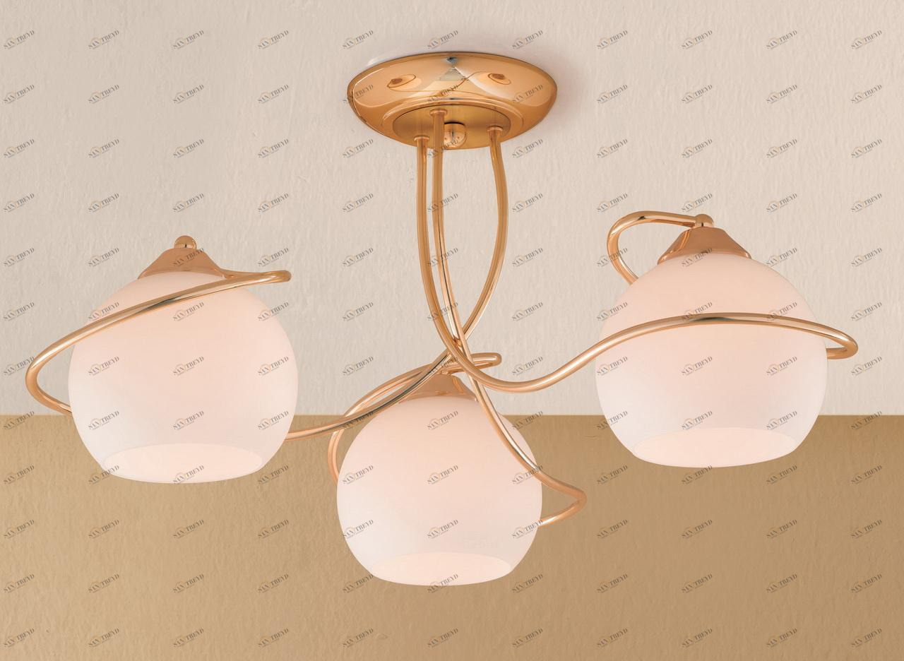 Потолочная люстра Citilux Лайма CL155132 CITILUX ЛАЙМА ЗОЛОТО 182420 Белый 