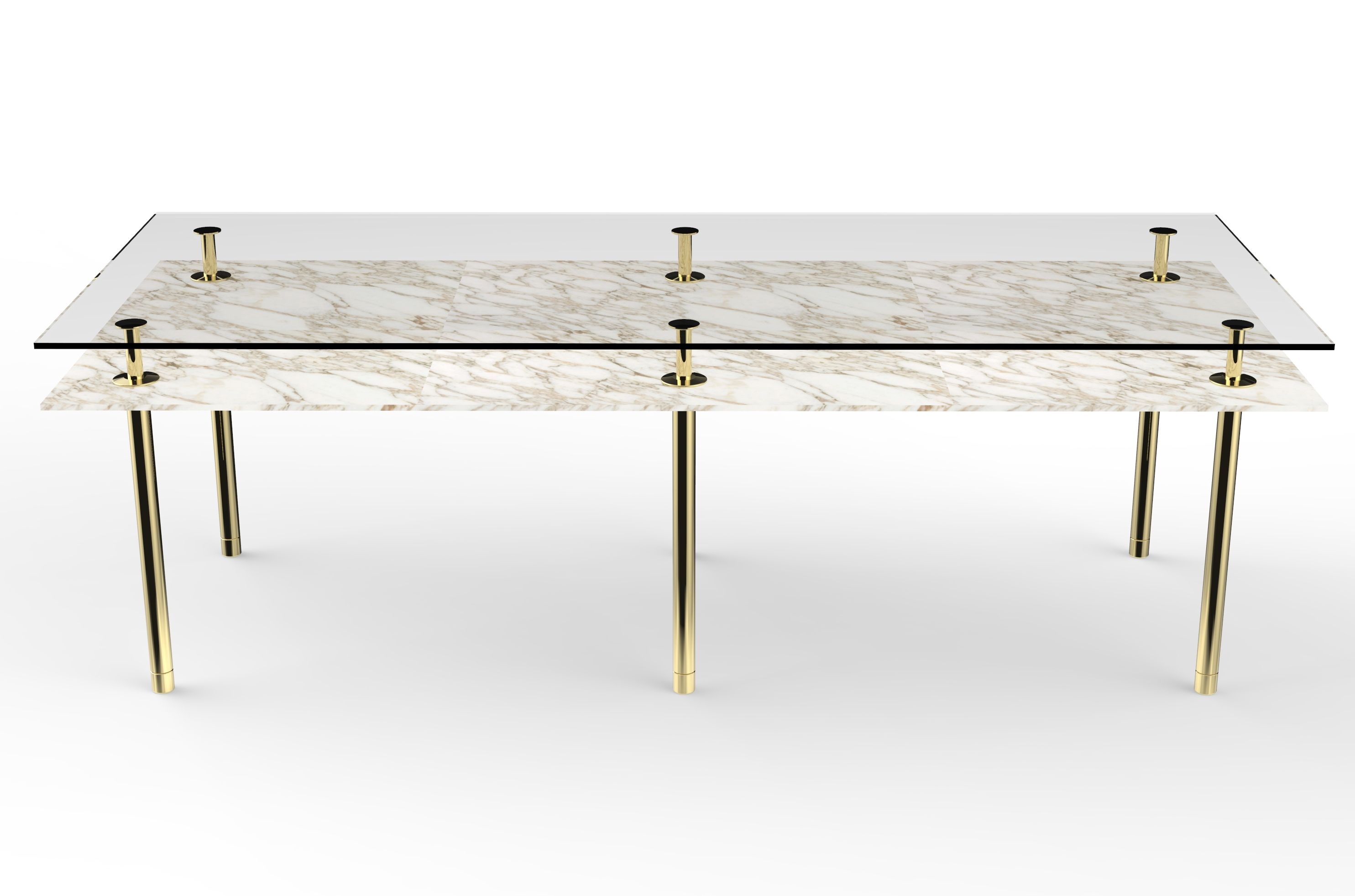 Прямоугольный мраморный стол GHIDINI1961 Ножки ARCH-00097529 - Вид №1